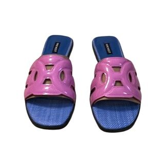 NWOT Nine West  Geena Flat Slide Sandals,  Size‎ 11M Light Magenta